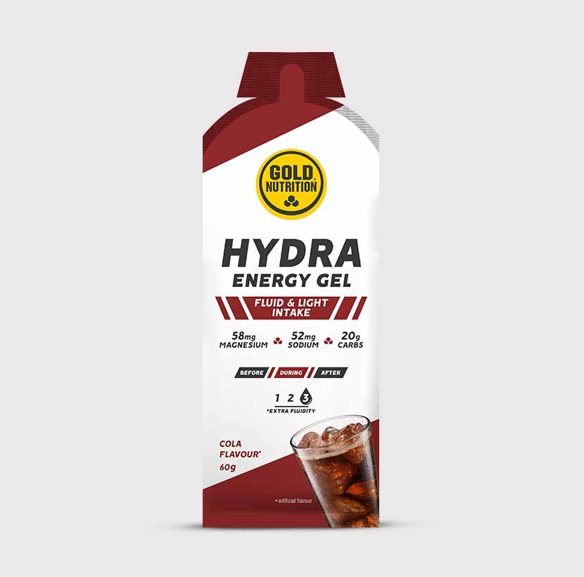GoldNutrition Hydra Gel Raspberry single-serve packet front view