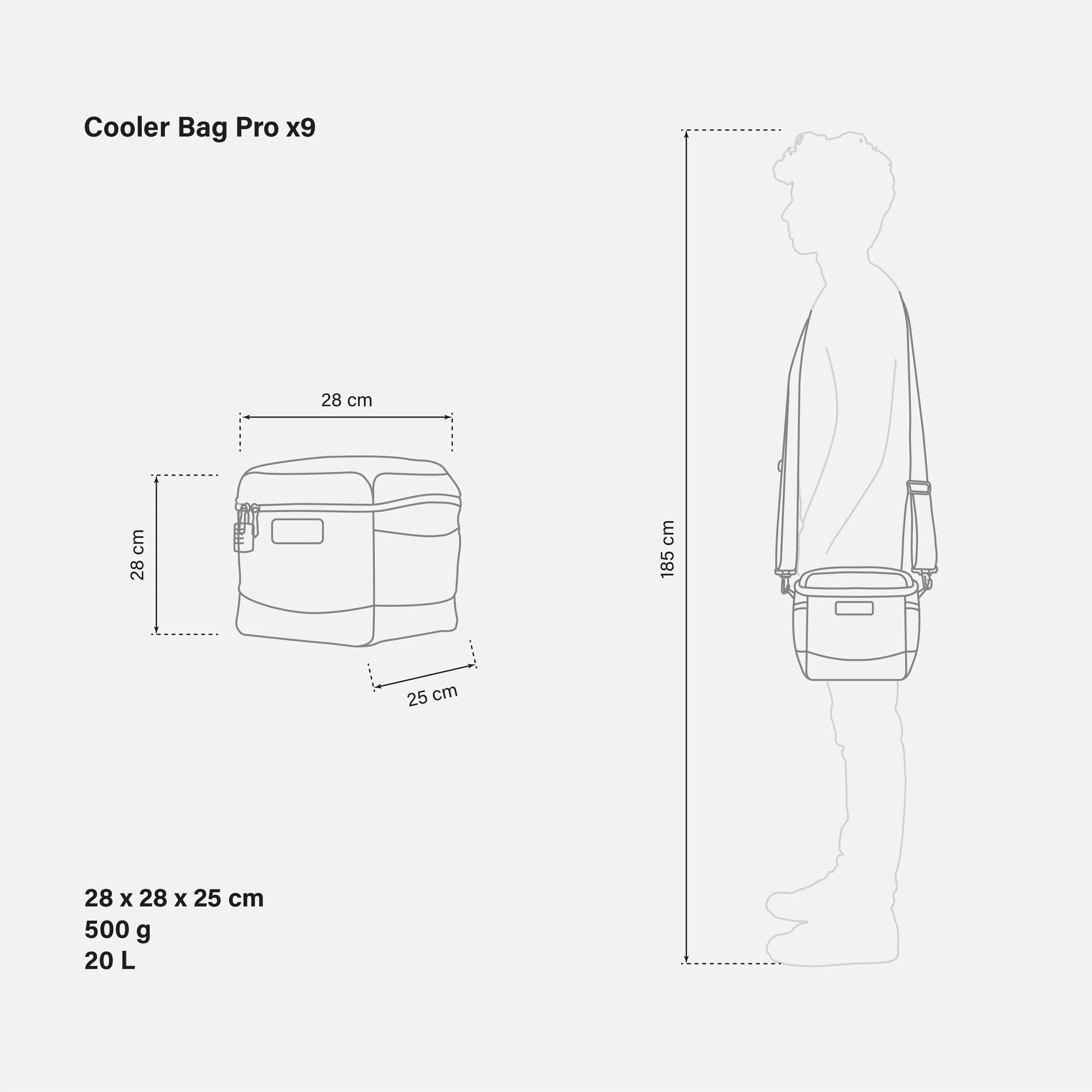 Scicon PRO Cooler Bag designed for 9 bottles, insulated to keep beverages cold and protected during travel.