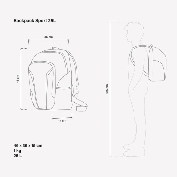 Sport-Rucksack 25L