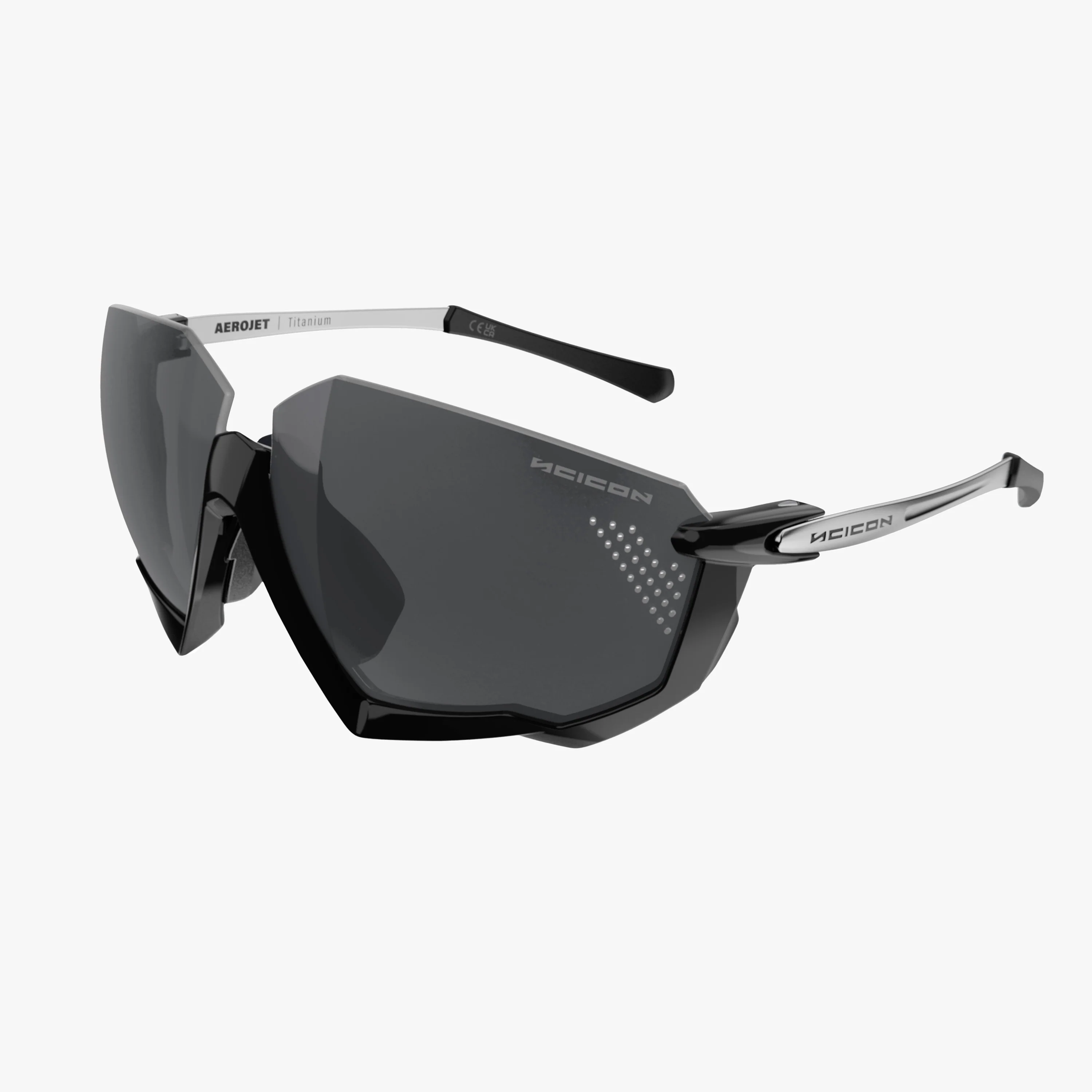Scicon Aerojet Titanium eyewear with lightweight aerospace titanium frames, sleek design and durable construction.